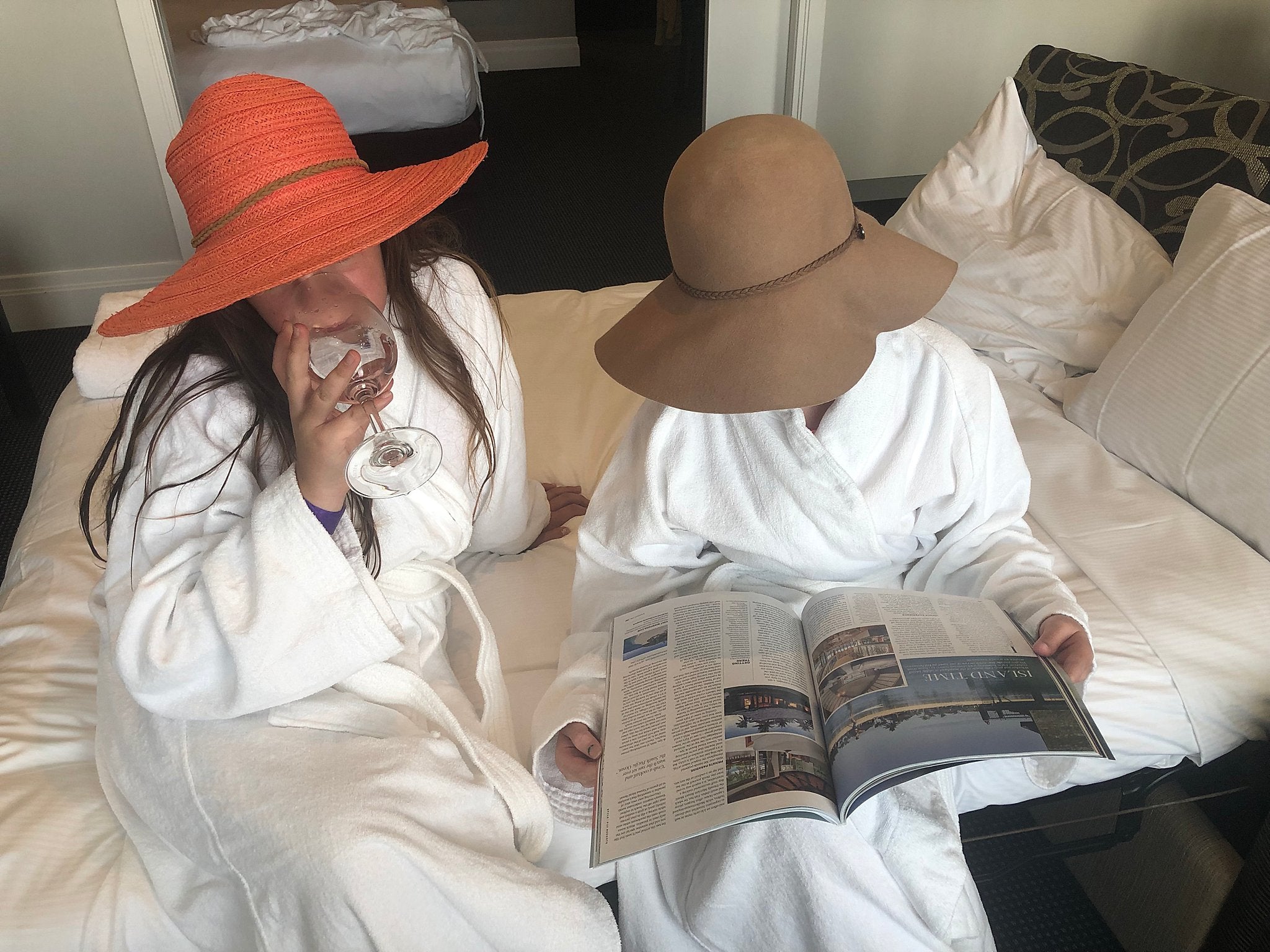 Handing over the holiday budget and planning to the kids