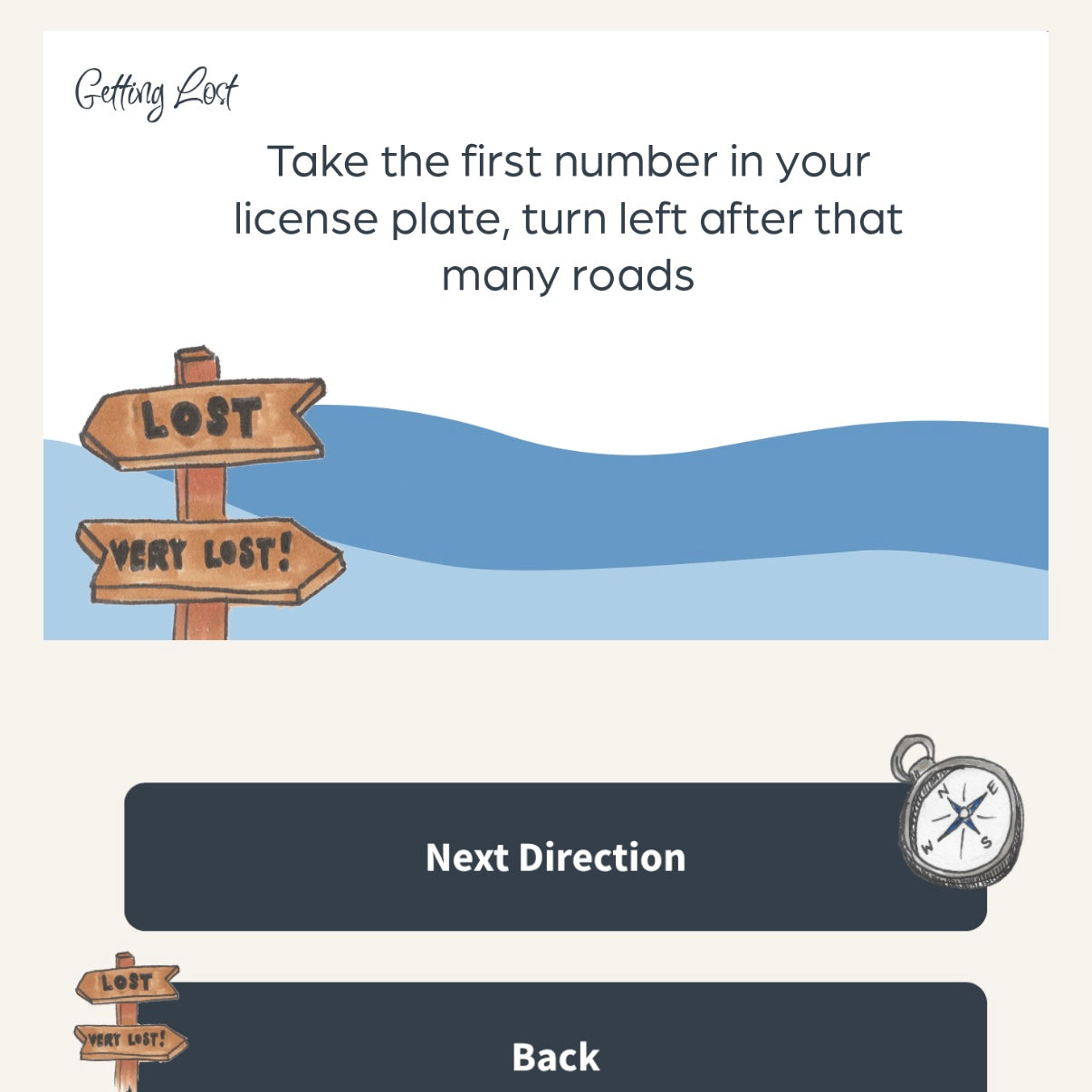 The Getting Lost App